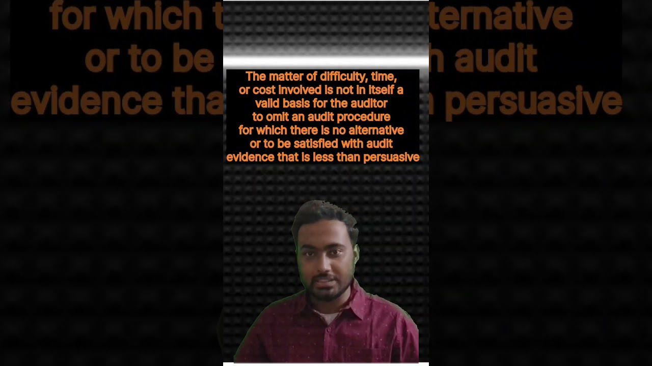 Correlating practical scenario with SA 200, the heart of audit♥️♂️