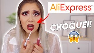 EXPERIMENTEI MAQUILHAGEM DO ALIEXPRESS | Joana Gentil видео