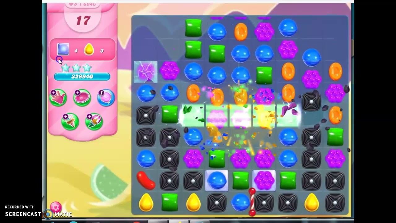Candy Crush Saga Level 6946 1 Boosters YouTube