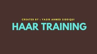 How to : Haar Training (complete)