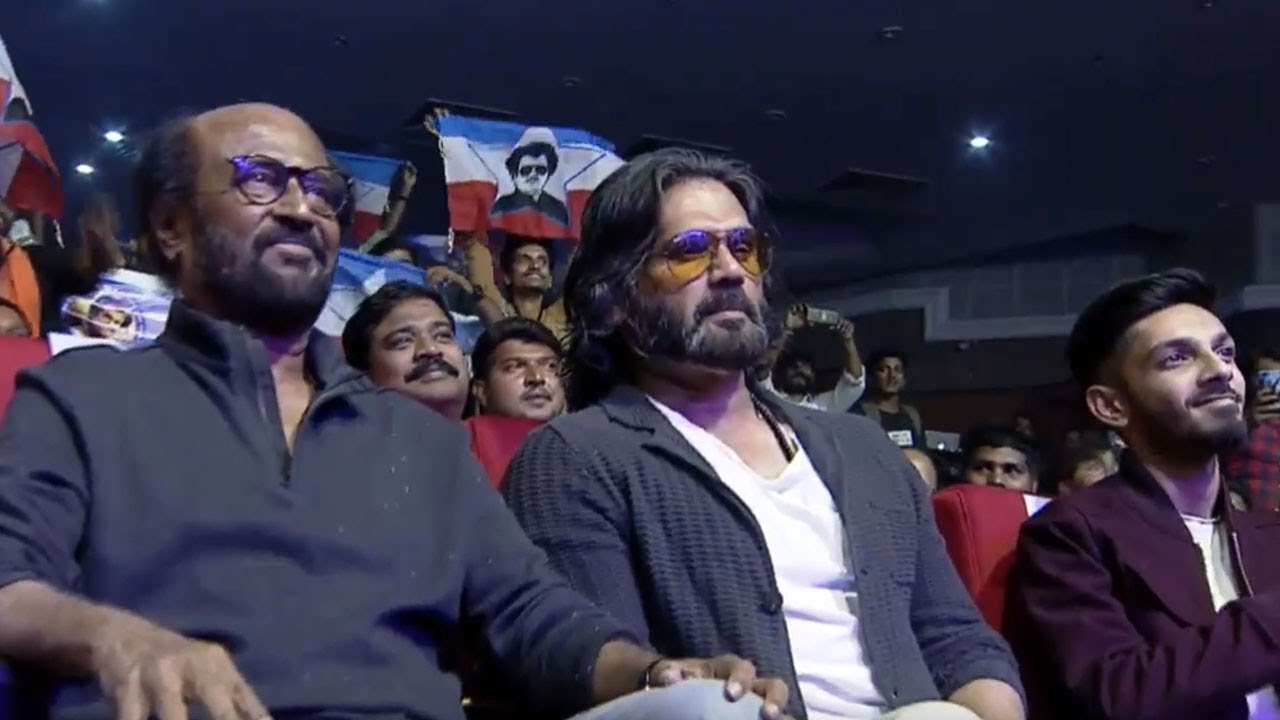 Rajinikanth With Anirudh Sunil Shetty Darbar Pre Release Event LIVE