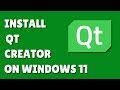 How to Install Qt Creator on Windows 11 | Install QT for C C++ and Python #QT #studio