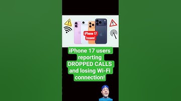 #iphone17 users are #reporting #dropped #calls and losing #wifi #connection as #issues mount! #apple