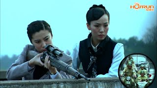 【Full Movie】Female sniper hunts down Japs in the streets, taking them out with precise headshots.