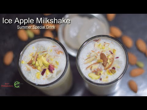 Ice Apple Milkshake | Nungu Milkshake | Ice Apple Juice | Nungu Milkshake Juice | Nungu Recipe