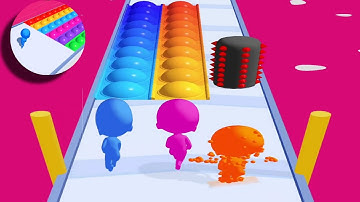 Pop It Run All Levels Gameplay Walkthrough Android,IOS New Update Levels  19-20