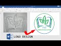 How to Logo desin in ms Word  pencil ki help se logo kaise banaen in ms word