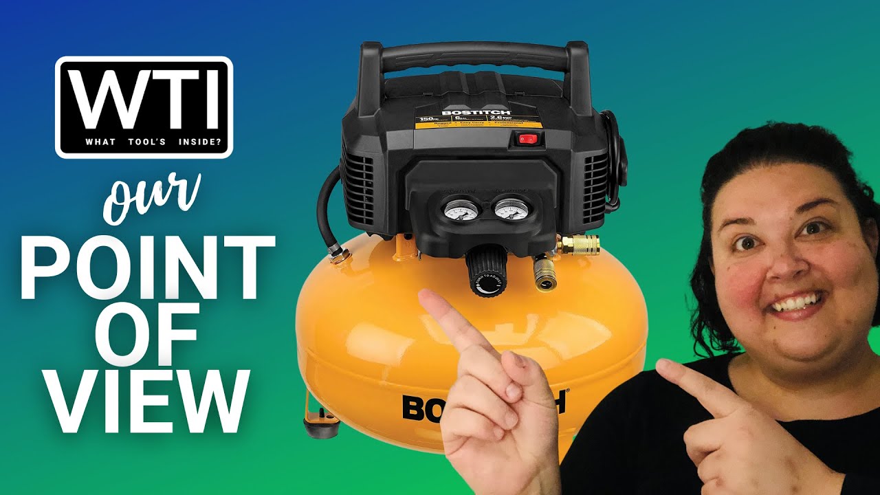 Our Point of View on BOSTITCH Pancake Air Compressors YouTube