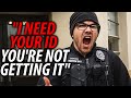 Female Cop Gets Humiliated on Duty!