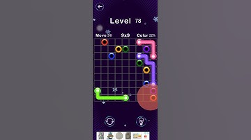 Color Line Match 9 x 9 Level 78 #mobilegame #games #gaming #linecolor3d