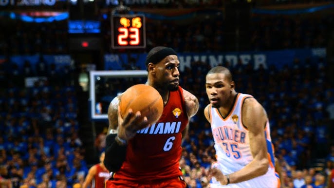 LeBron James 1st Championship, Game 5 Highlights vs Thunder 2012