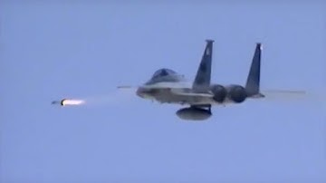 U.S. Air Force F-15 Bomb Drop