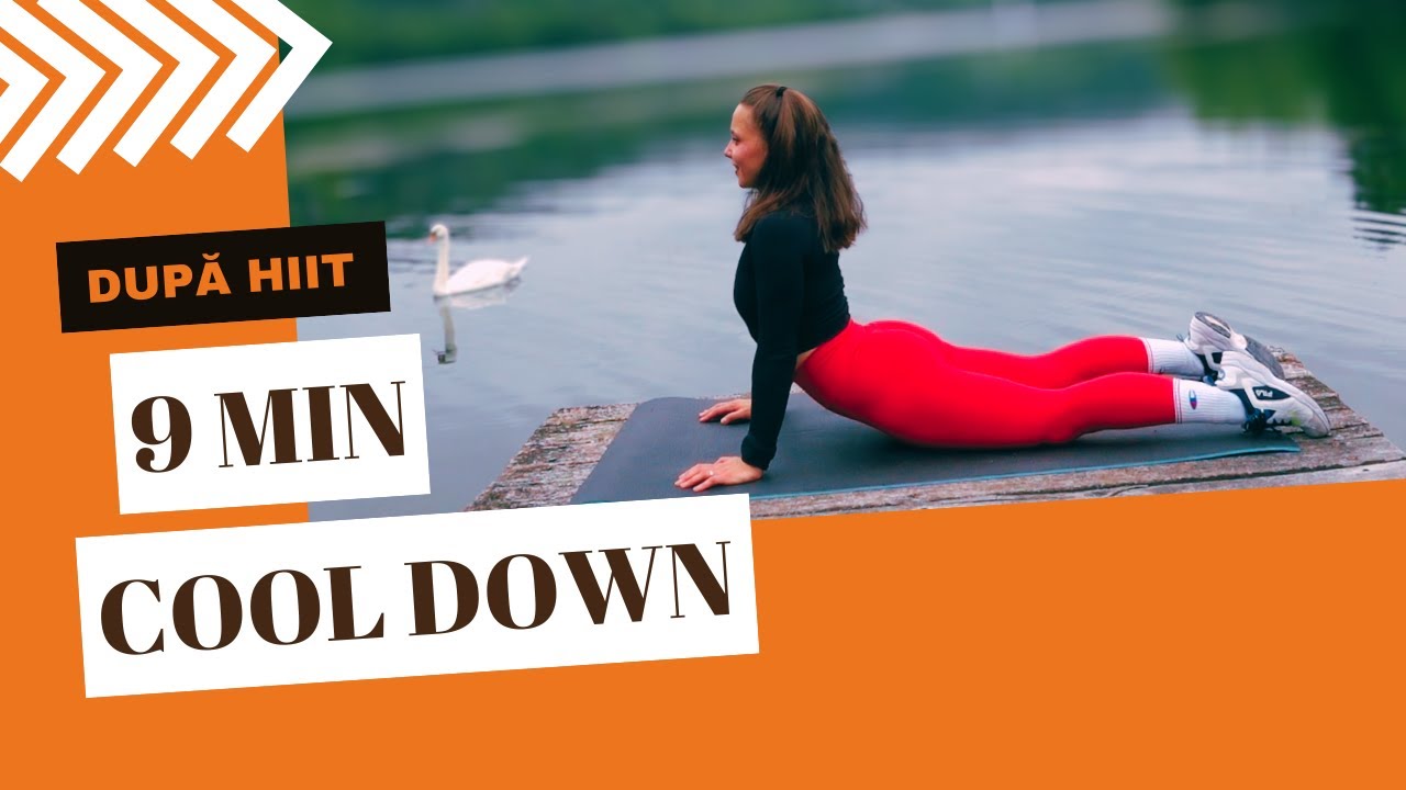 Cool Down de 9 Minute După HIIT | Stretching Complet Pentru Relaxare și Recuperare