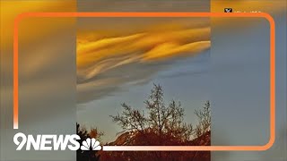 Mountain wave cloud appears over Front Range