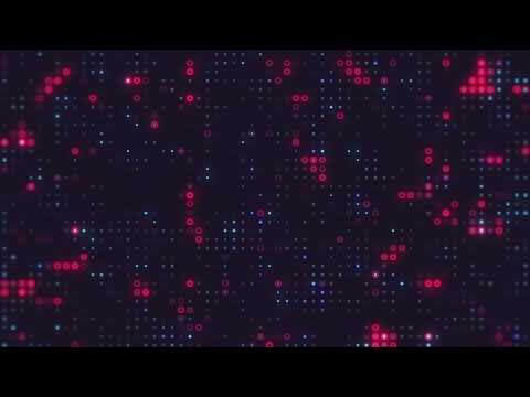Digital Dots Matrix Background Animation  Futuristic Tech
