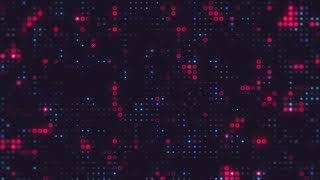 Digital Dots Matrix Background Animation  Futuristic Tech