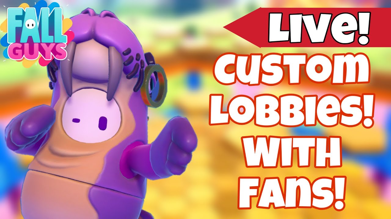 Fall Guys Custom Lobbies With Fans! YouTube