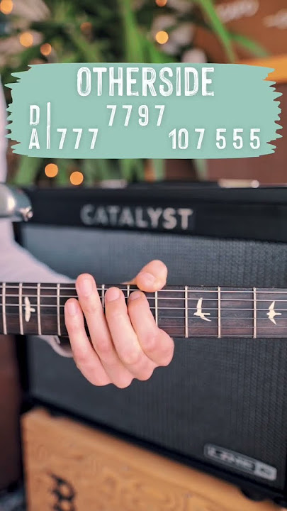 Otherside Red Hot Chili Peppers Guitar Tutorial // Otherside Guitar Lesson #shorts