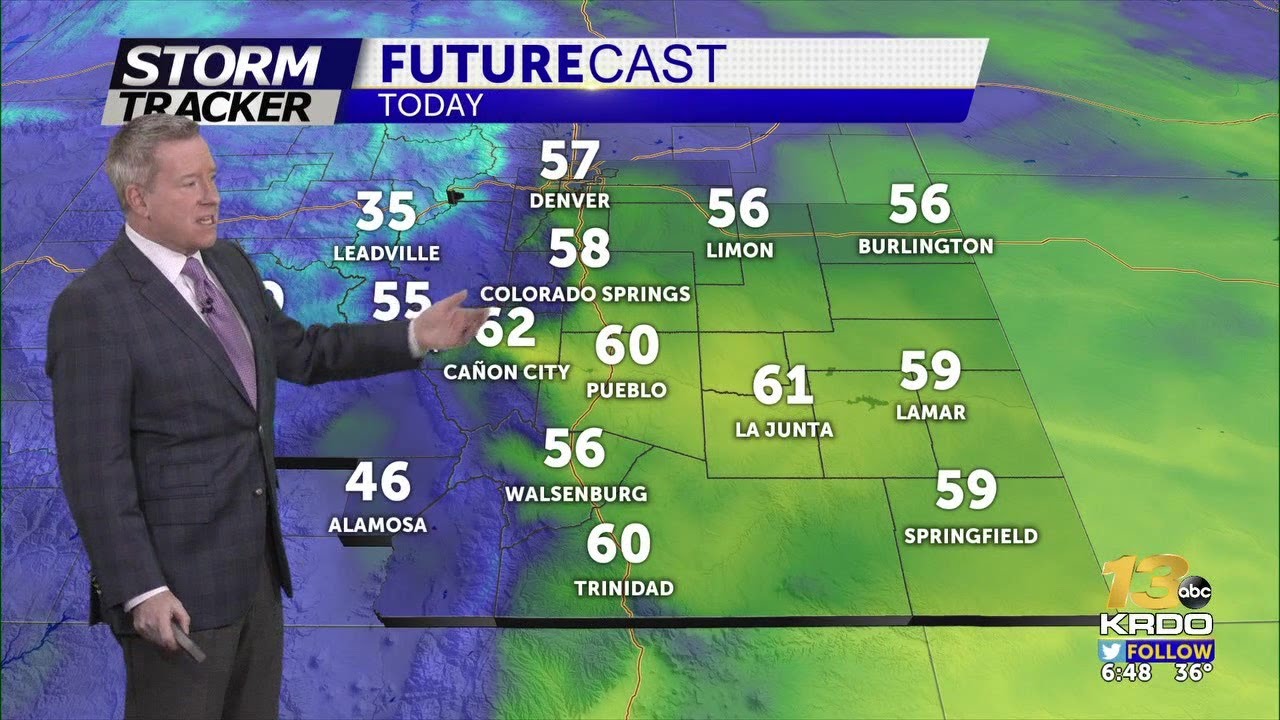 Partly cloudy and warm with above average temperatures - YouTube
