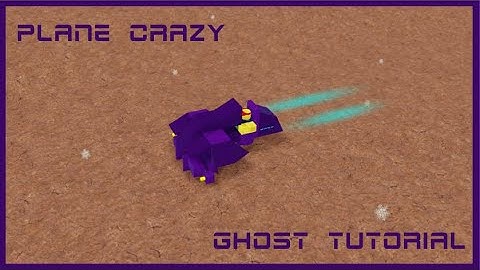 Roblox | Plane Crazy | HALO Ghost Tutorial