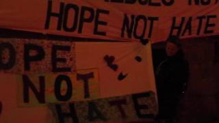 Anti-Trump Protest. Chester: UK.
