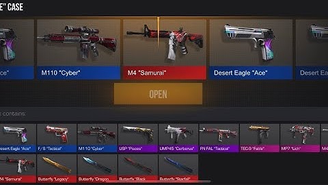 Standoff 2 case opening (10 Fable Case)