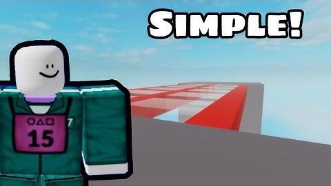 How to make a SIMPLE glass bridge game in piggy build mode!