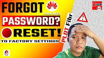 HOW to RESET PLDT Home Fibr Huawei MODEM/ROUTER to DEFAULT FACTORY SETTINGS