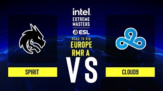 Spirit vs. Cloud9 - Map 1 [Vertigo] - IEM Road to Rio 2022 Europe RMR A
