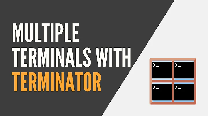 Linux - Use Multiple Terminals With Terminator
