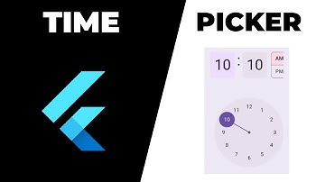 Time picker in flutter | flutter time picker | flutter widgets #video #flutter