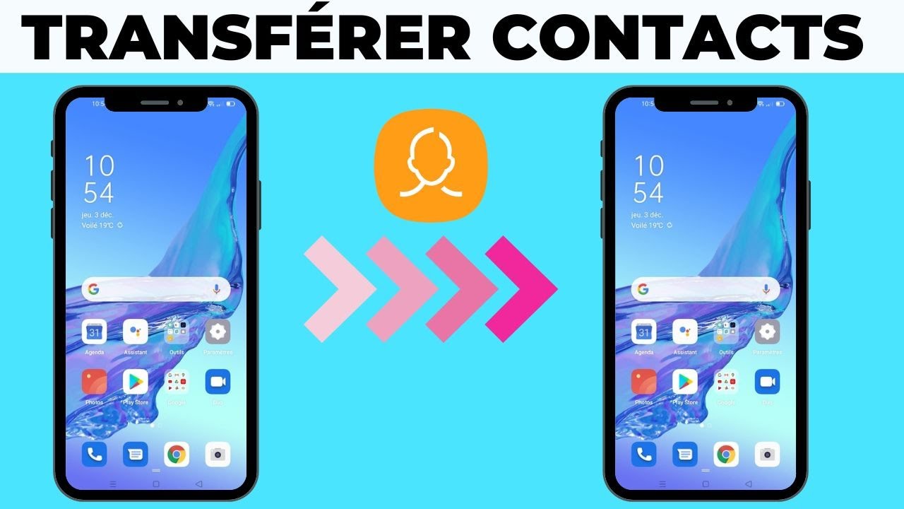 Comment Transferer Les Contacts D'un Telephone Vers Un Autre - YouTube