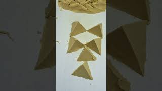Kinetic Sand Cutting video 😎 #scratching #personalattention #oddlysatisfying #visualASMR screenshot 2