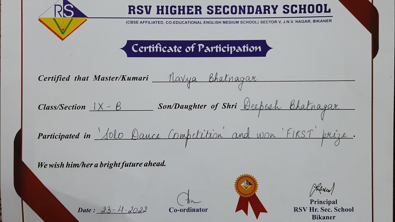 RSV School Dance Competition - YouTube