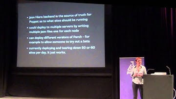 The benefits of Puppet in small infrastructures - Puppet Camp London