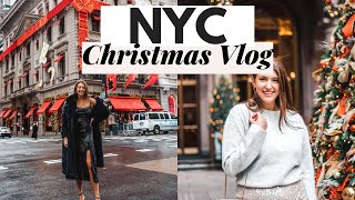 NYC Vlog: Christmas in NYC: Holiday Markets, Christmas Bars \& Shopping