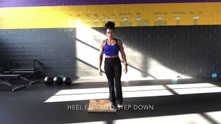 Heel Elevated Step Down