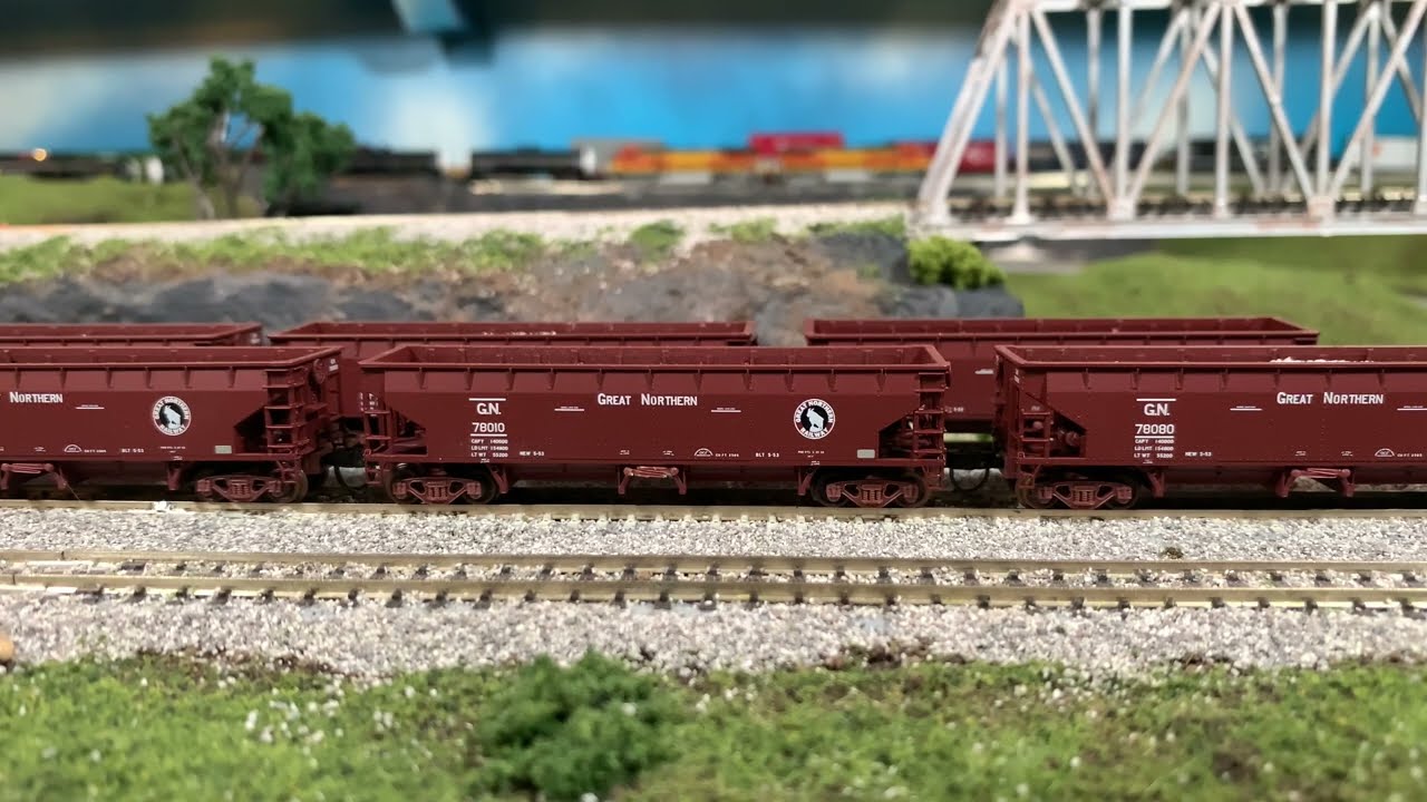 Review Atlas Great Northern Ballast Cars YouTube