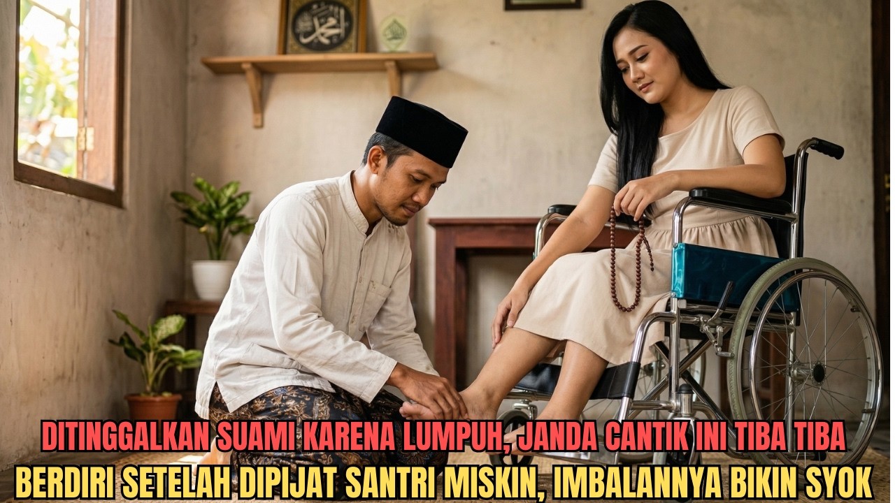 Kaki Lumpuh Janda Cantik Sembuh Oleh Santri Miskin, Tak Disangka Imbalannya Bikin Syok - Ternyata