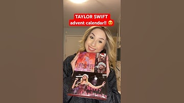 TAYLOR SWIFT advent calendar!! 😍#shorts #taylorswift #swifties