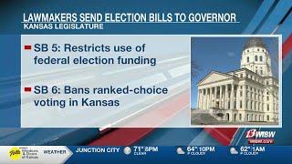 Gov. Kelly to receive two election reform bills from Kansas Senate