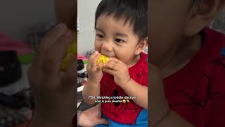 Nothing could’ve prepared us for how serious he was about that corn 🌽😭