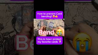 How to prevent card bending: This is what I do to protect my cards! #pokemontcg #onepiecetcg