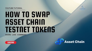 HOW TO SWAP ASSET CHAIN TESTNET TOKENS - Crypto Airdrop Confirmed