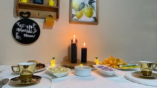 Evlilik Yıldönümü Eşime Sürpriz Misafir Menüsü Özel Gün Hazırlığı Sessiz Vlog Mutfak Masa Düzeni