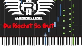 Rammstein - Du Riechst So Gut (♫) (ORIGINAL MIDI + Synthesia)