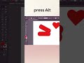How to create love shape in adobe illustrator