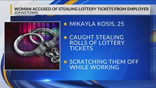 Johnstown woman accused of stealing over $32k in lottery tickets from employer