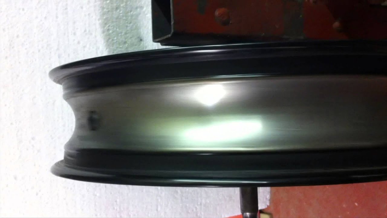 Motorcycle Alloy Wheel repair sp1 YouTube