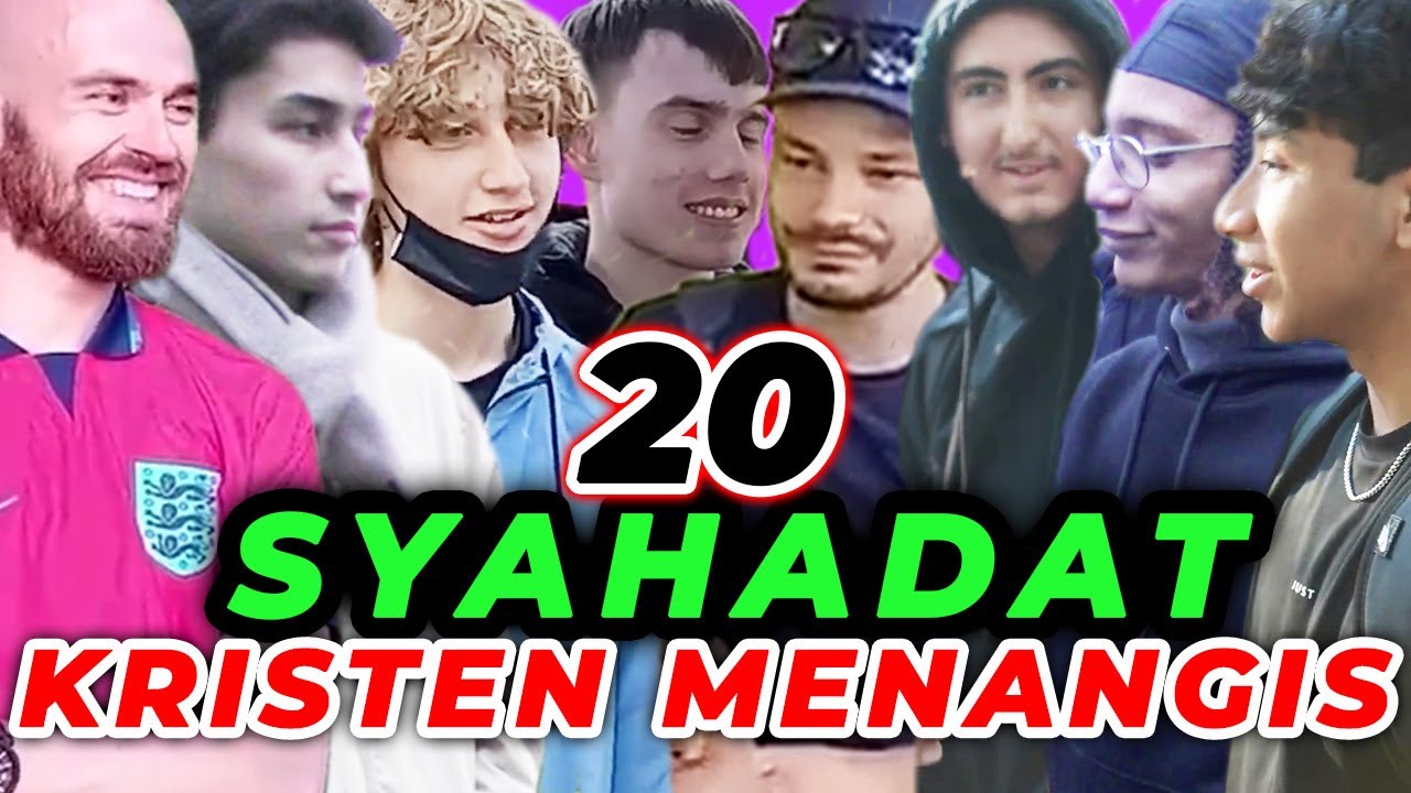 20 Orang Kristen Menangis Setelah Syahadat Masuk Islam di Speakers Corner